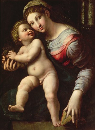 Madonna e Bambino, c.1530-40 da Giulio Romano